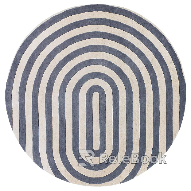 Round carpet texture