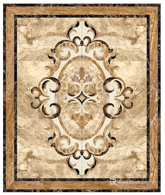 Modeling mosaic tile water knife processing series ceramic tile texture