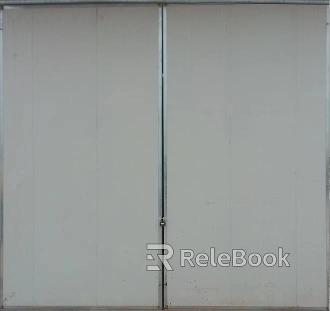Metal door texture