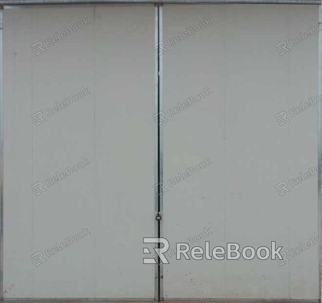 Metal door texture