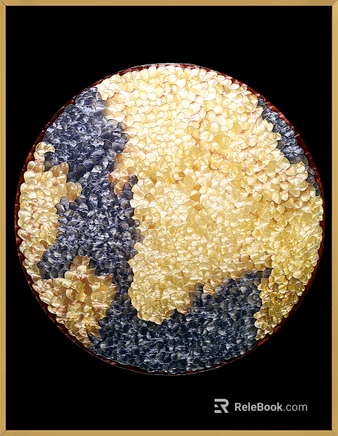 three-dimensional physical painting texture