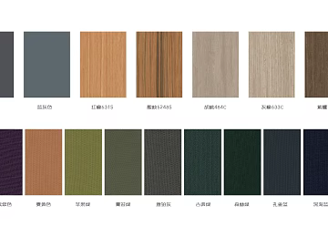 Multicolor wood grain veneer 3d model