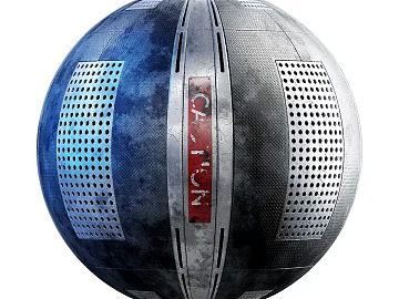 Space capsule PBR texture (ID:ffach538794)