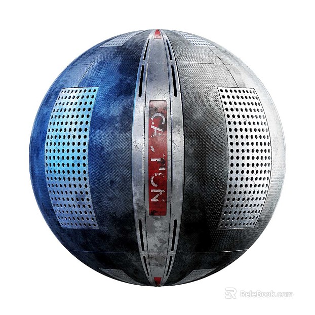 Space capsule PBR texture