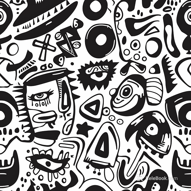 Patterned wall fabric, patterned wallpaper, cartoon wallpaper, cartoon wall fabric, wall fabric, wallpaper, wall covering texture