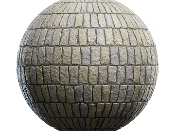 Brick wall PBR texture (ID:ffach112714)