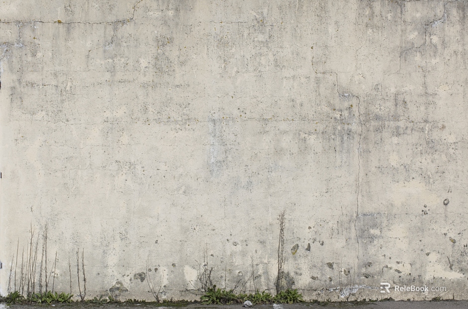 Corrosion of cement to do the old white wall texture