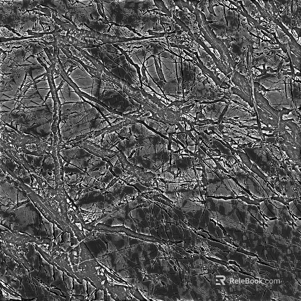 Dark gray mesh-patterned marble for walls and floors texture