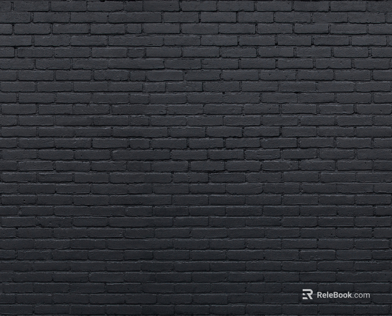 Brick wall black I-brick texture