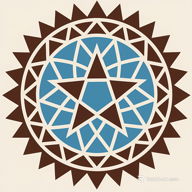 Color floor pattern texture