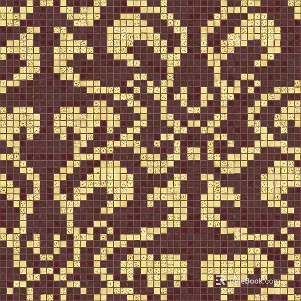 mosaic map texture