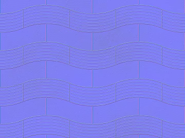 Modeling square brick normal bump texture (ID:ffach072883)