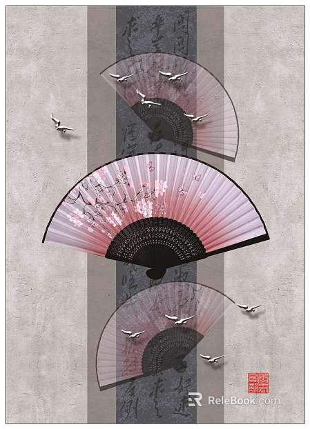 three-dimensional physical painting texture