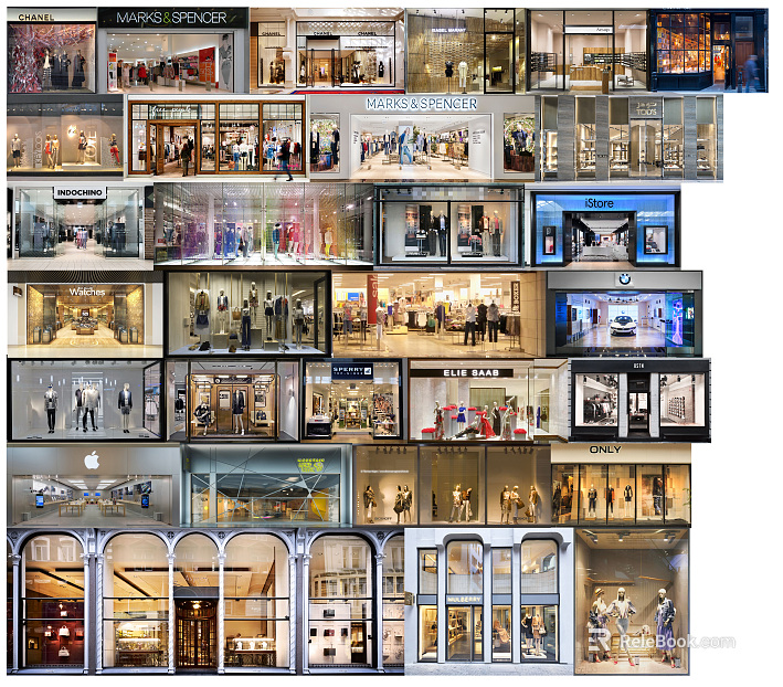 commercial window texture
