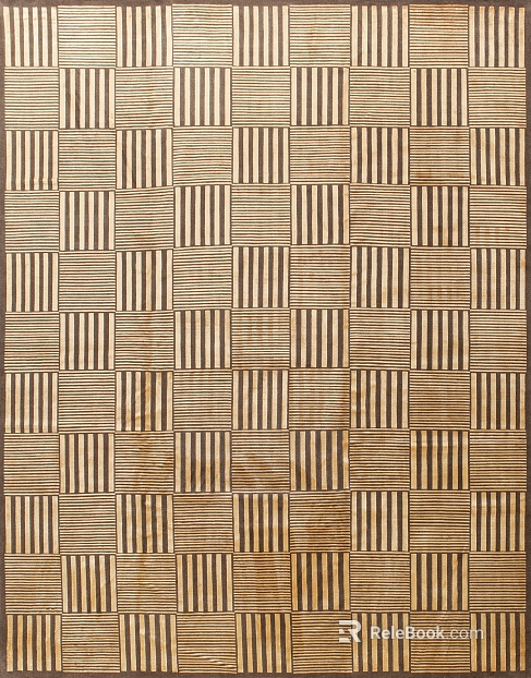 Brown geometric stripe carpet living room texture