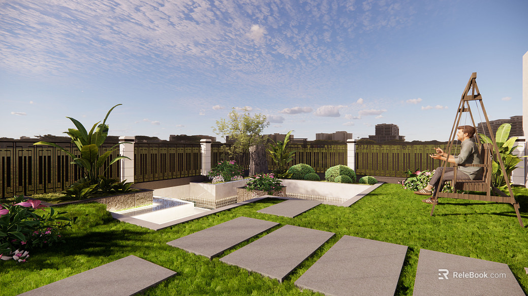 Courtyard texture