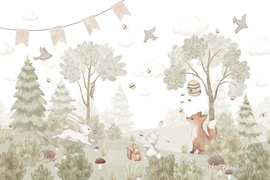 Children's Wallpaper texture