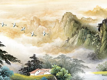 landscape painting texture (ID:ffach525516)