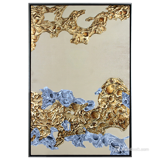 three-dimensional physical painting texture