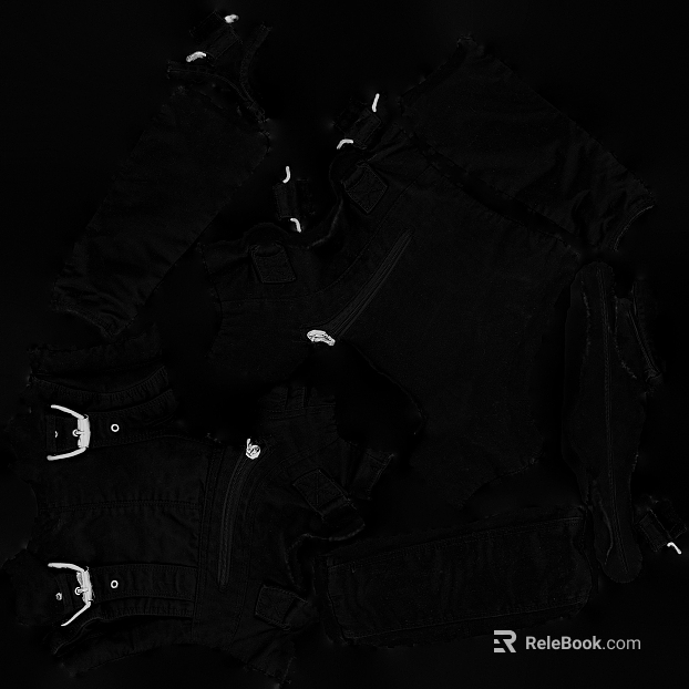 Black Tooling Denim Fabric texture