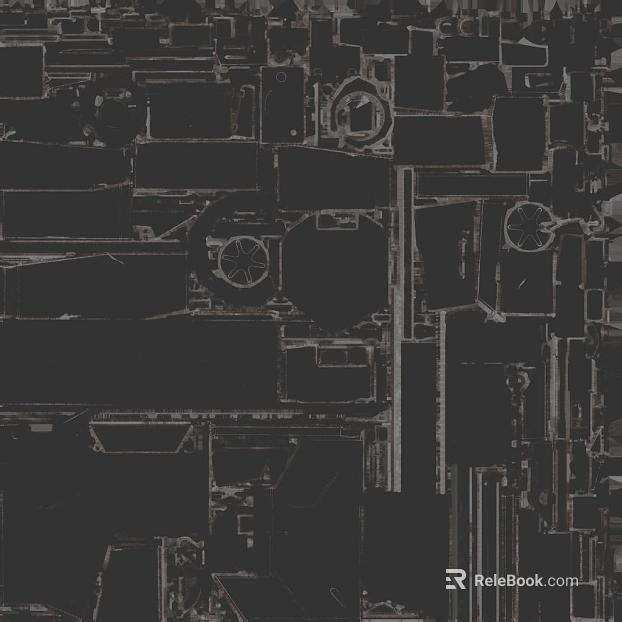 Dark Grey City Overlook Exterior Map texture