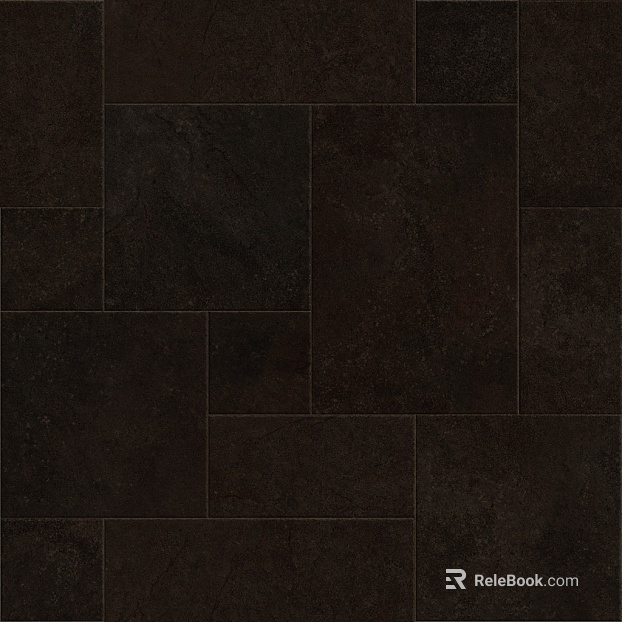 Dark gray antique brick indoor ground texture