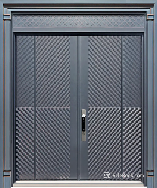 Chinese style double door texture