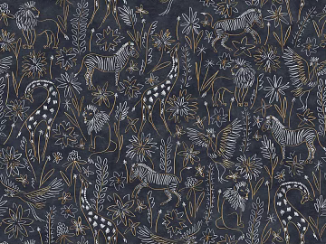 Grey Flora Wallpaper texture (ID:ffach527710)