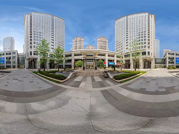 HDR City Community Panorama 3d model