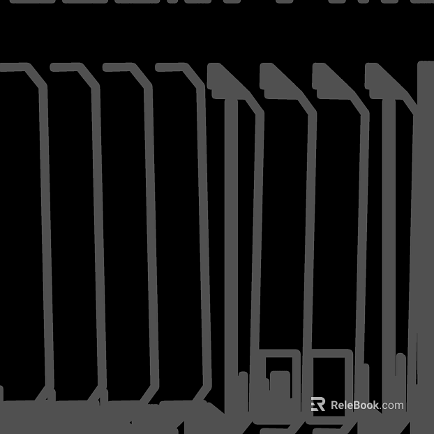 Dark gray linear metal decorative panel texture