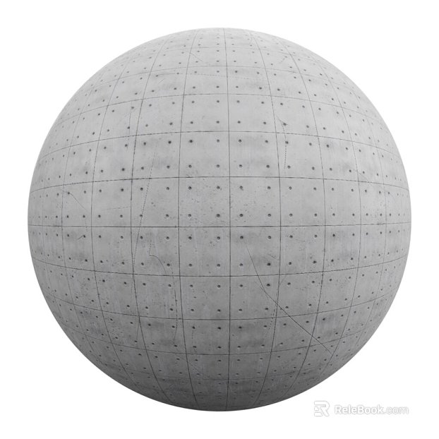 Cement brick PBR texture