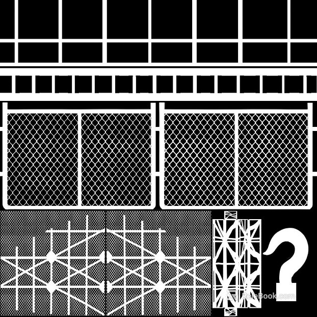 Black and white metal mesh industrial wind components texture