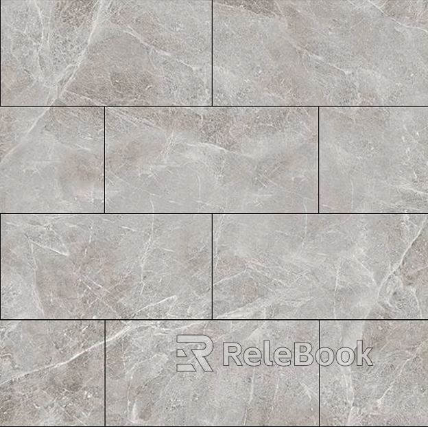 Plain color tile I-shaped solid color marble texture