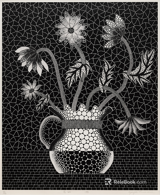 Yayoi Kusama Hanging Painting Art Painting texture