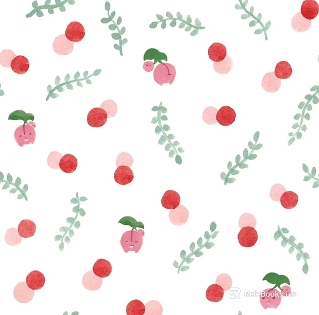Children's Room Cartoon Wallpaper Hand-painted Wind Wallpaper Wall Cloth Pattern Wall Cloth texture