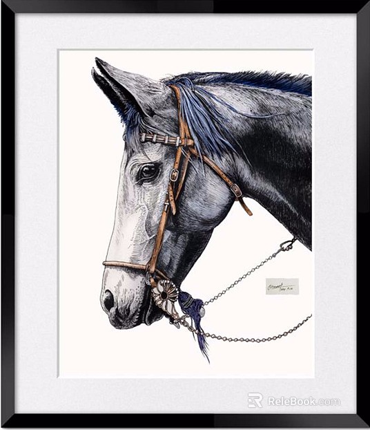 Animal painting texture