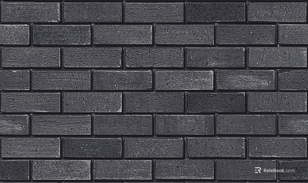Brick wall black I-brick texture