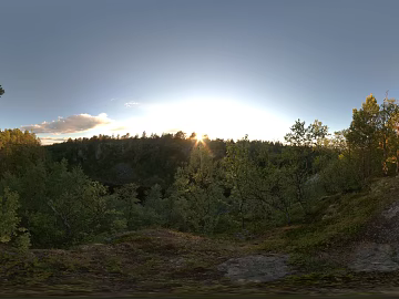 Outdoor Forest Sunrise HDR texture (ID:ffach403506)