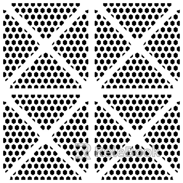 Perforated plate metal texture