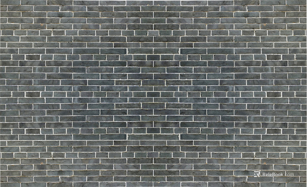 Brick wall Chinese wall exterior wall green brick gray brick texture