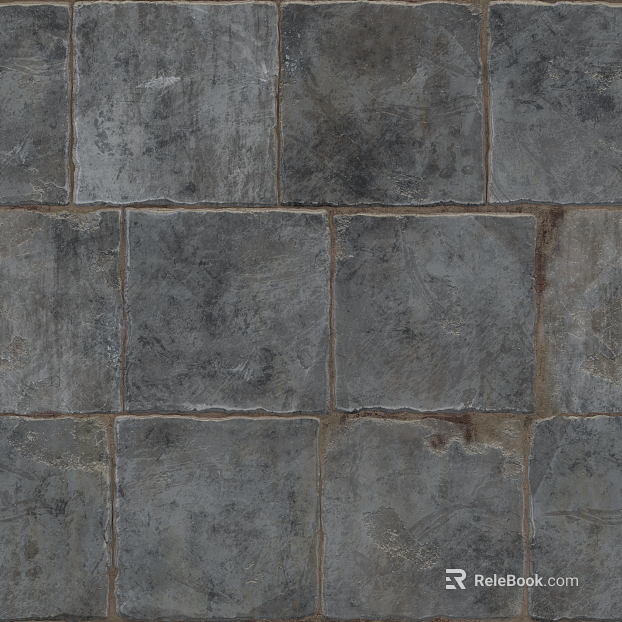 Dark gray slate brick outdoor ground texture