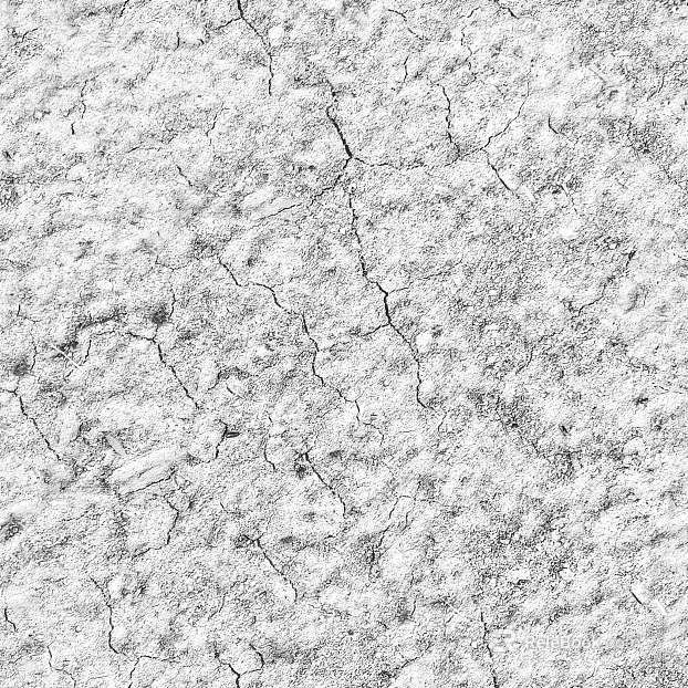 Ground black and white map texture