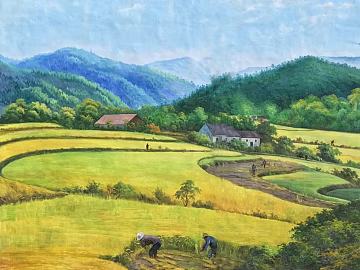 landscape painting texture (ID:ffacg31295)