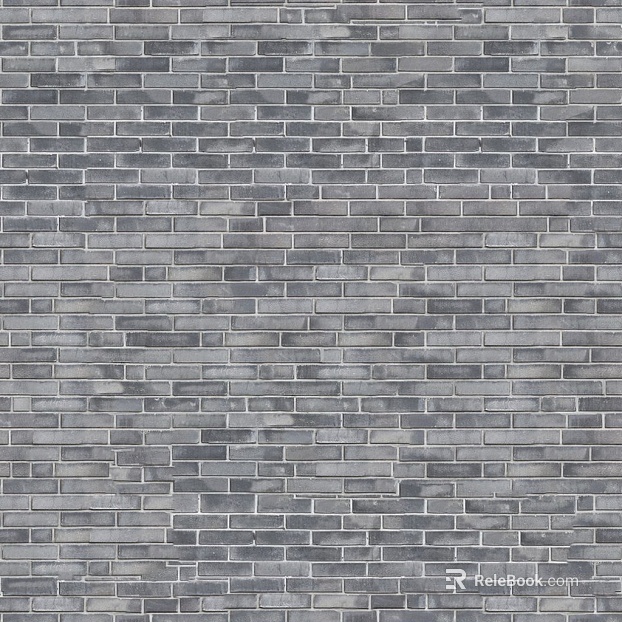 Brick wall exterior wall gray small square brick texture