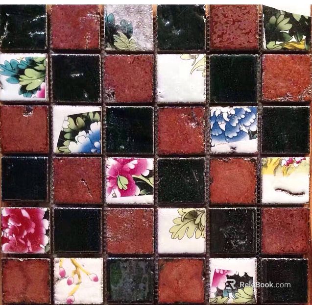 ceramic mosaic texture