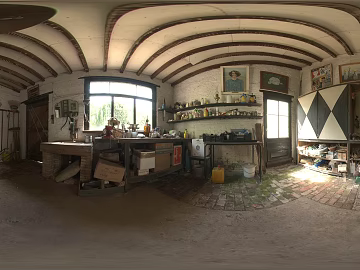 Indoor kitchen space HDR texture (ID:ffabg25101)