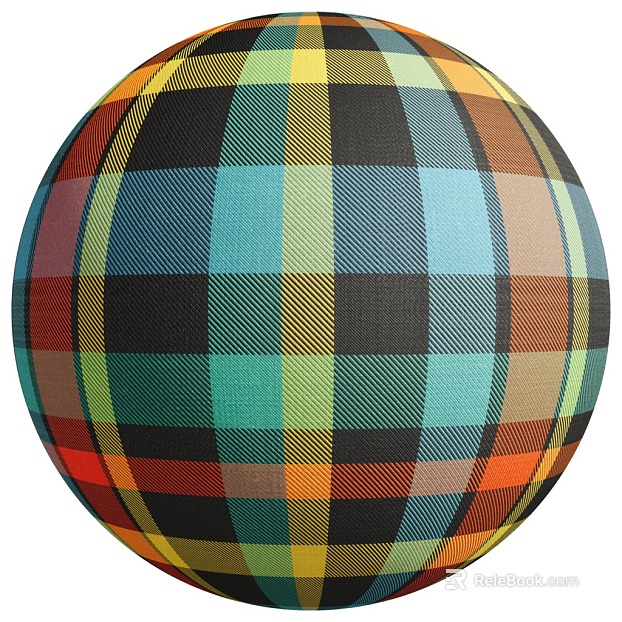 Plaid PBR texture