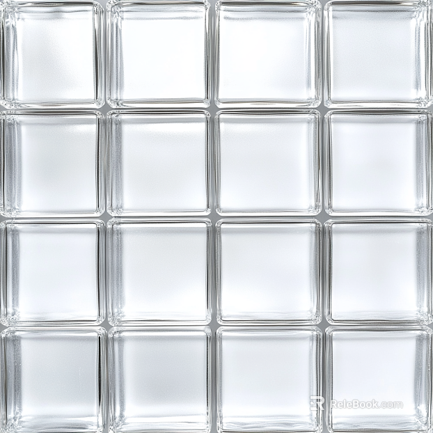 Modern glass brick texture