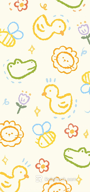 Children's Wallpaper texture