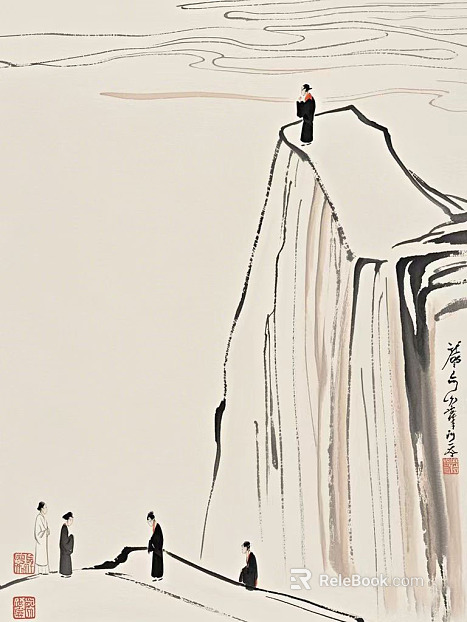 Guofeng Ink texture